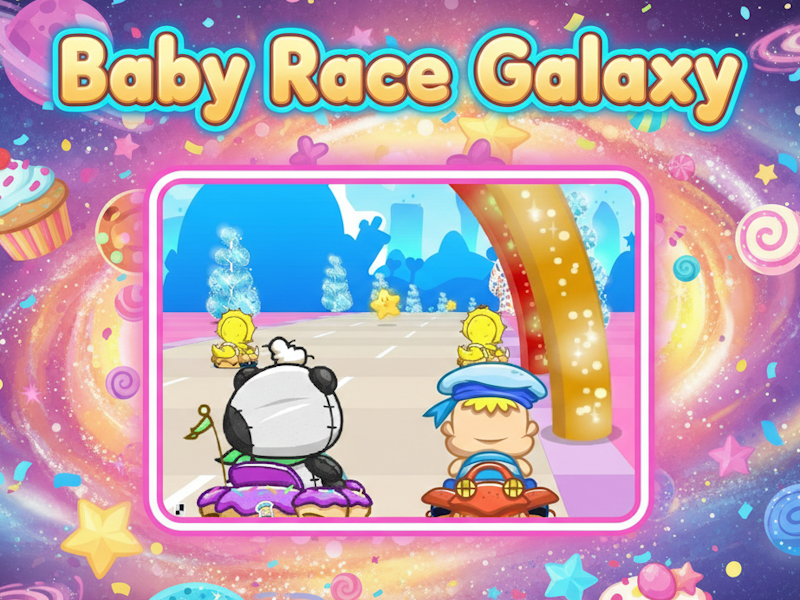 Baby Race Galaxy 🕹️ Mängi veebis SGameS-is