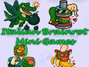 Mäng Itaalia Brainrot Mini mängud  Internetis