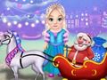 Mäng Little Elsa puhas jõulukäru  Internetis