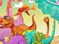Mäng Dinosauruste maailm varjatud miniautod  Internetis