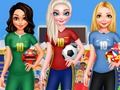 Mäng BFF Princess vote for 2018 football  Internetis