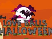 Mäng Armastuspallid Halloween  Internetis