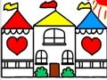 Mäng Tagasi kooli värvimisraamat DOLLHOUSE  Internetis