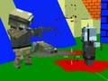 Mäng Zombie Blocky Gun Warfare'i tulistamine  Internetis