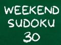 Mäng Nädalavahetuse sudoku 30  Internetis