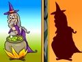 Mäng Varju matš Halloween Internetis