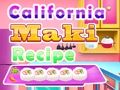 Mäng California Maki retsept  Internetis