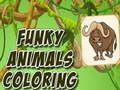 Mäng Funky Animals värvimine  Internetis