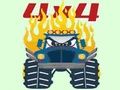 Mäng Monster Trucksi värvimislehed  Internetis
