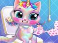 Mäng Twinkle My Unicorn Cat Printsessi eest hoolitsemine  Internetis