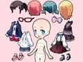 Mäng Chibi Anime printsessinukk  Internetis