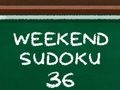 Mäng Nädalavahetuse sudoku 36  Internetis