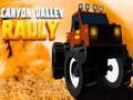 Mäng Canyon Valley ralli  Internetis