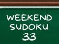 Mäng Nädalavahetuse sudoku 33  Internetis