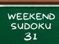 Mäng Nädalavahetuse sudoku 31  Internetis