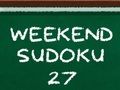 Mäng Nädalavahetuse sudoku 27  Internetis