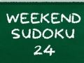 Mäng Nädalavahetuse sudoku 24  Internetis