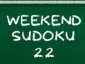 Mäng Nädalavahetuse sudoku 22  Internetis