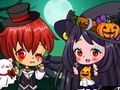 Mäng Halloweeni Chibi paar  Internetis