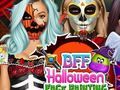 Mäng BFF Halloweeni näomaaling  Internetis