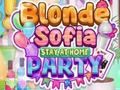 Mäng Blond Sofia Stay at Home Party  Internetis