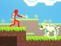 Mäng Red Stickman vs Monster School 2 Internetis