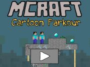 Mäng Mcraft koomiksiparkour Internetis