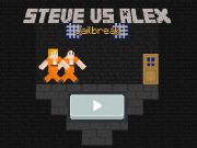 Mäng Steve vs Alex Jailbreak Internetis