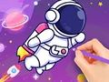 Mäng Värvimisraamat: astronaut  Internetis