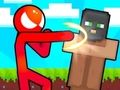 Mäng Stickman vs Villager: Päästke tüdruk  Internetis