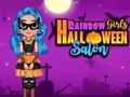 Mäng Rainbow Girls Halloweeni salong  Internetis