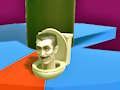 Mäng Skibidi WC Helix 3D  Internetis