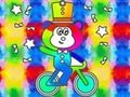 Mäng Värvimisraamat: Monkey Rides Unicycle  Internetis