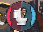 Mäng Skibidi WC pong  Internetis