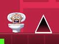 Mäng Geometry Dash Skibidi WC  Internetis