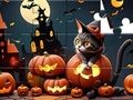 Mäng Pusle: Halloweeni kass  Internetis