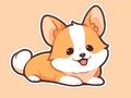 Mäng Värvimisraamat: Corgi  Internetis