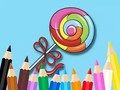 Mäng Värvimisraamat: Lollipop  Internetis