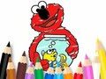 Mäng Värvimisraamat: Elmo Uus sõber  Internetis