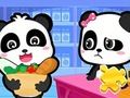 Mäng Pusle: Baby Panda Supermarket  Internetis