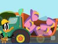 Mäng Bugs Bunny ehitajad kallutavad veoautod kuhjavad Internetis