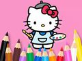 Mäng Värvimisraamat: Hello Kitty maalimine  Internetis