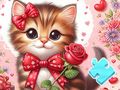 Mäng Pusle: Bowknot Cat  Internetis