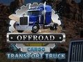 Mäng Offroad kaubaveoauto  Internetis