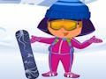 Mäng Dora suusatalvise dressup  Internetis