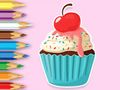 Mäng Värvimisraamat: Apple Cupcake  Internetis