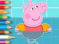 Mäng Värvimisraamat: Peppa ujumine  Internetis