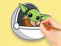 Mäng Värvimisraamat: Meister Yoda  Internetis