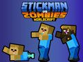 Mäng Stickman vs zombies WorldCraft Internetis