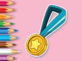Mäng Värvimisraamat: medal  Internetis